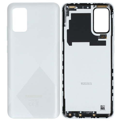 Cache arrière Samsung Galaxy A02s SM-A025F - GH81-20242A - Blanc 2 Cache arrière Samsung Galaxy A02s SM-A025F - GH81-20242A - Blanc
