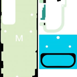 Kit adhésif de réparation - GH81-24686A Samsung Galaxy Z Fold 5 SM-F946B - Pour cache arrière