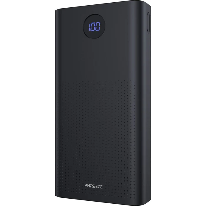 Phreeze 3 Port Powerbank - 8720577284208 - 30.000 mAh - Black Batterie externe Phreeze 3 Port - 8720577284208 - 30.000 mAh - Noir