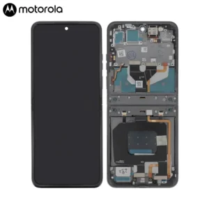 Écran LCD Tactile + cadre Motorola Razr 50 (XT2453) - 5D68C24806/5D68C24970/5D68C24967 - Gris