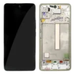 Écran LCD Tactile + cadre Samsung Galaxy S25 FE SM-S731B - GH82-38431B - (Pre-assemblé) - Blanc