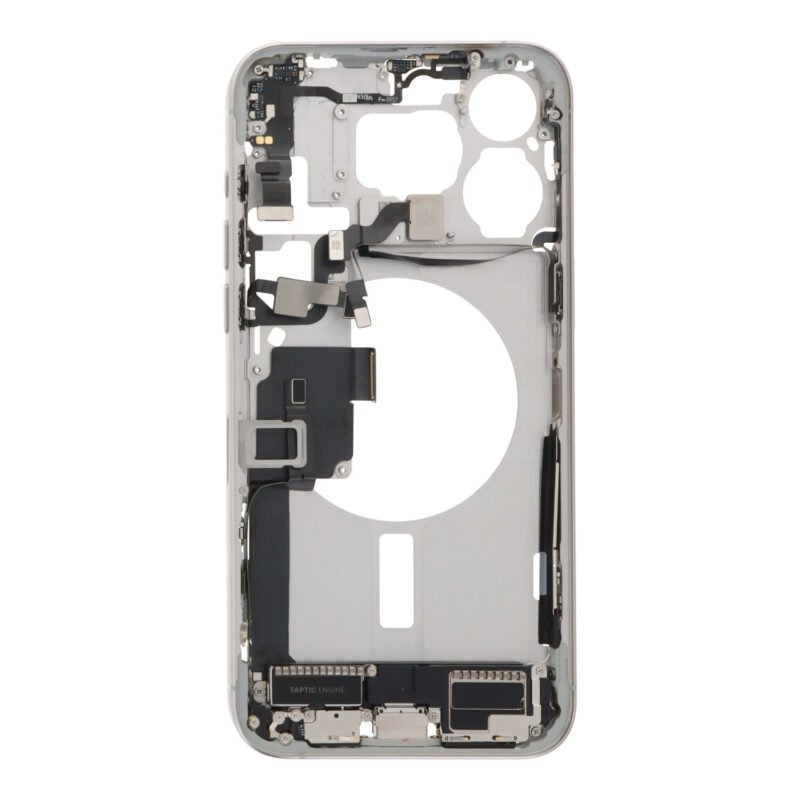 Apple iPhone 15 Pro Max Midframe - Pulled - Grade C - White