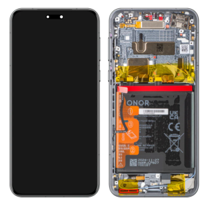 Écran LCD Tactile + cadre Honor Magic 7 Pro (PTP-N49/PTP-AN10) - 0235AMRM - Avec Batterie - Noir
