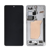 Écran LCD + Tactile + châssis - Soft OLED Samsung Galaxy S26 Ultra SM-S948B - Argent