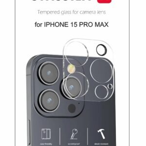 Swissten iPhone 18 Pro Max Objectif d'appareil photo en verre trempé - 94500232