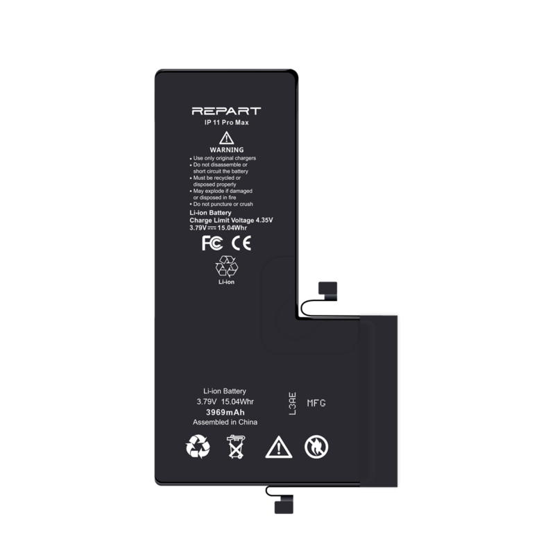 Batterie iPhone 11 Pro Max - REPART PRIME - 3969 mAh 2 Batterie iPhone 11 Pro Max - REPART PRIME - 3969 mAh
