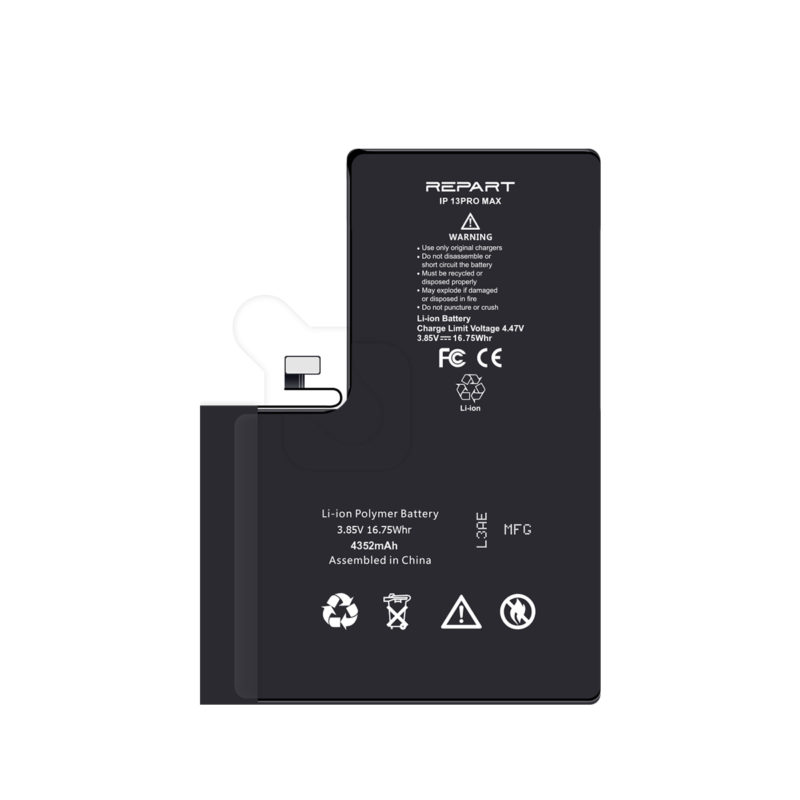 Batterie iPhone 13 Pro Max - REPART PRIME - 4352 mAh 2 Batterie iPhone 13 Pro Max - REPART PRIME - 4352 mAh