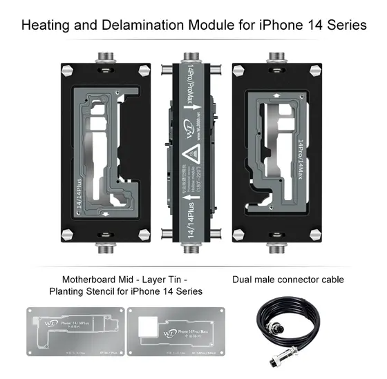 Station de soudage multicouche pour carte mère intelligente WL - HT007 - Module pour iPhone 14 Series 2 Station de soudage multicouche pour carte mère intelligente WL - HT007 - Module pour iPhone 14 Series