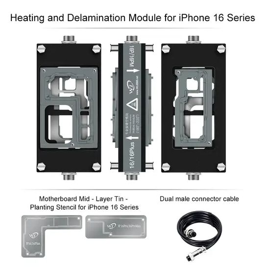 Station de soudage multicouche pour carte mère intelligente WL - HT007 - Module pour iPhone 16 Series