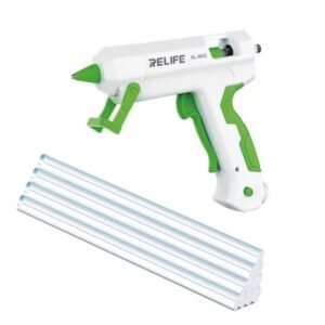 Pistolet à colle thermofusible Relife - RL-062E - avec bâton de colle thermofusible (10 pièces)